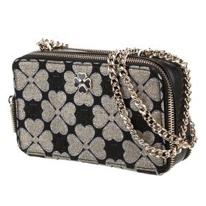 Kate Spade Odette Jacquard Chain Double Zip Crossbody